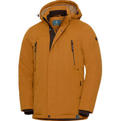 Auf diesem Bild sehen Sie Stone Rich Herren Parka in der Farbe Curry