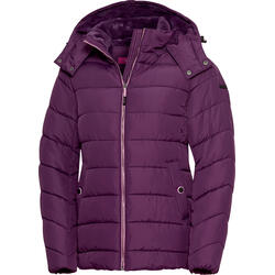 Belmina Damen Steppjacke mit Fellkapuze