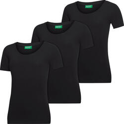 Benetton 3er Pack Damen T-Shirts günstig online kaufen