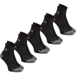 Auf diesem Bild sehen Sie 5er Pack Wilson Socken tief f�r Damen und Herren  in der Farbe schwarz