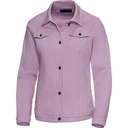 Auf diesem Bild sehen Sie Sisley Damen Jeansjacke in der Farbe flieder