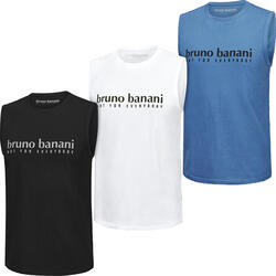 Auf diesem Bild sehen Sie Bruno Banani 3er Pack Herren Tank Tops in der Farbe gemischt
