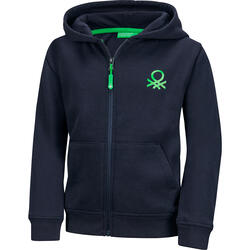 Benetton Kinder Sweatjacke - Farbe: marine