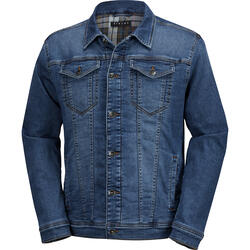 Sisley Herren Jeansjacke mit Flanell