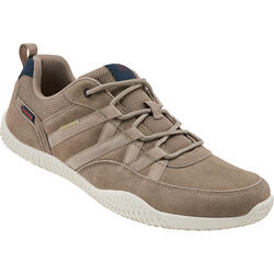 Auf diesem Bild sehen Sie Tennstein Leder-Freizeitschuhe unisex, weich und atmungsaktiv in der Farbe beige