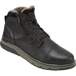 Franco Bettoni Herren Leder-Stiefelette Lammfell