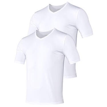 stroendberg 2er Pack Mikrofaser T-Shirts V-Ausschnitt