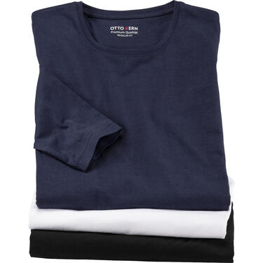 Otto Kern 3er Pack T-Shirts langarm