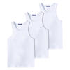 Auf diesem Bild sehen Sie stroendberg 3er Pack Herren Tr�gershirts in der Farbe wei�