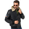 TOP GUN Herren Piloten-Lederjacke