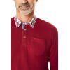 HENSON&HENSON Herren Pullover mit Hemdkragen