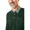 HENSON&HENSON Herren Pullover mit Hemdkragen