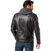 Tom Ramsey Herren Lederjacke mit Kapuze