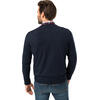 Auf diesem Bild sehen Sie Royal Spencer Herrenpullover Kaschmir-Seide mit V-Ausschnitt in der Farbe dunkelblau