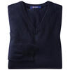 Auf diesem Bild sehen Sie Royal Spencer Herrenpullover Kaschmir-Seide mit V-Ausschnitt in der Farbe dunkelblau