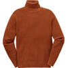 Auf diesem Bild sehen Sie Otto Kern Herren Rollkragen-Pullover in der Farbe terrakotta