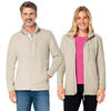 Auf diesem Bild sehen Sie Nordcap Fleecejacke unisex in der Farbe natur