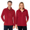Auf diesem Bild sehen Sie Nordcap Fleecejacke unisex in der Farbe dunkelrot