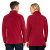 Auf diesem Bild sehen Sie Nordcap Fleecejacke unisex in der Farbe dunkelrot