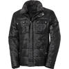 Bugatti Herren Leder-Steppjacke