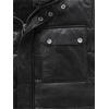 Bugatti Herren Leder-Steppjacke