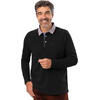 Franco Bettoni Herren Poloshirt mit Hemdkragen langarm
