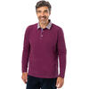 Franco Bettoni Herren Poloshirt mit Hemdkragen langarm