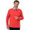 Franco Bettoni Herren Poloshirt mit Hemdkragen langarm