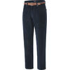 Auf diesem Bild sehen Sie Franco Bettoni Herren 5-Pocket-Cordhose mit G�rtel in der Farbe marine