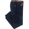 Auf diesem Bild sehen Sie Franco Bettoni Herren 5-Pocket-Cordhose mit G�rtel in der Farbe marine