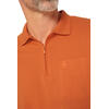 Jacques Britt Herren Polohemd langarm mit Zipp