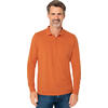 Jacques Britt Herren Polohemd langarm mit Zipp