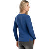 Auf diesem Bild sehen Sie Belmina Damen Reliefpullover in der Farbe royalblau