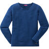 Auf diesem Bild sehen Sie Belmina Damen Reliefpullover in der Farbe royalblau