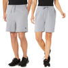 Auf diesem Bild sehen Sie U.S. POLO ASSN. Jersey-Shorts unisex, leicht und sportlich in der Farbe grau-melange