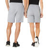 Auf diesem Bild sehen Sie U.S. POLO ASSN. Jersey-Shorts unisex, leicht und sportlich in der Farbe grau-melange
