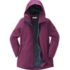 Auf diesem Bild sehen Sie Spitzbergen Damen Funktionsjacke lang in der Farbe beere
