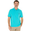 Auf diesem Bild sehen Sie Jacques Britt Herren Poloshirt kurzarm in der Farbe t�rkis