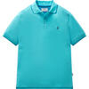 Auf diesem Bild sehen Sie Jacques Britt Herren Poloshirt kurzarm in der Farbe t�rkis
