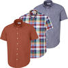 Tom Ramsey 3er Pack Herren Hemden kurzarm