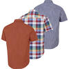 Tom Ramsey 3er Pack Herren Hemden kurzarm