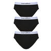 Auf diesem Bild sehen Sie Benetton 3er Pack Herren Slips in der Farbe schwarz
