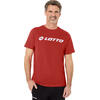 Auf diesem Bild sehen Sie Lotto Herren T-Shirt kurzarm in der Farbe terrakotta