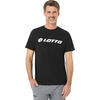 Auf diesem Bild sehen Sie Lotto Herren T-Shirt kurzarm in der Farbe schwarz