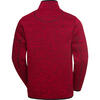 Auf diesem Bild sehen Sie Stubai Herren Strickfleece-Jacke in der Farbe rot-melange