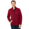 Auf diesem Bild sehen Sie Stubai Herren Strickfleece-Jacke in der Farbe rot-melange