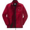 Auf diesem Bild sehen Sie Stubai Herren Strickfleece-Jacke in der Farbe rot-melange