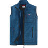 Auf diesem Bild sehen Sie Stubai Herren Strickfleece-Weste in der Farbe blau-melange