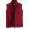 Auf diesem Bild sehen Sie Stubai Herren Strickfleece-Weste in der Farbe rot-melange