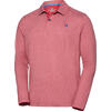 Auf diesem Bild sehen Sie Spitzbergen Herren Funktionspoloshirt langarm in der Farbe rot